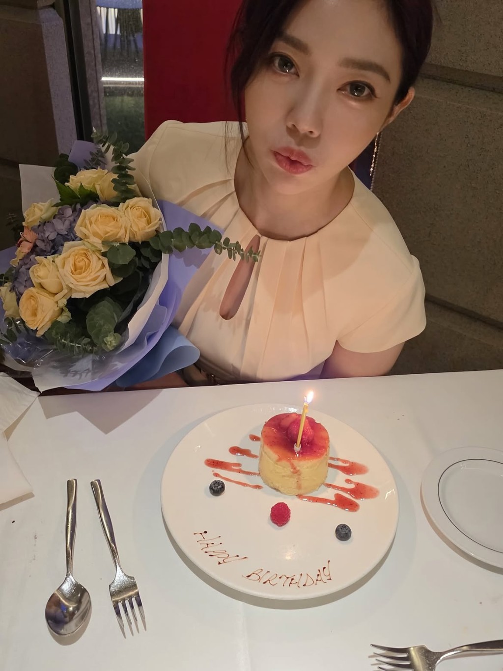 徐蒨駖慶祝生日疑曝光新戀情。