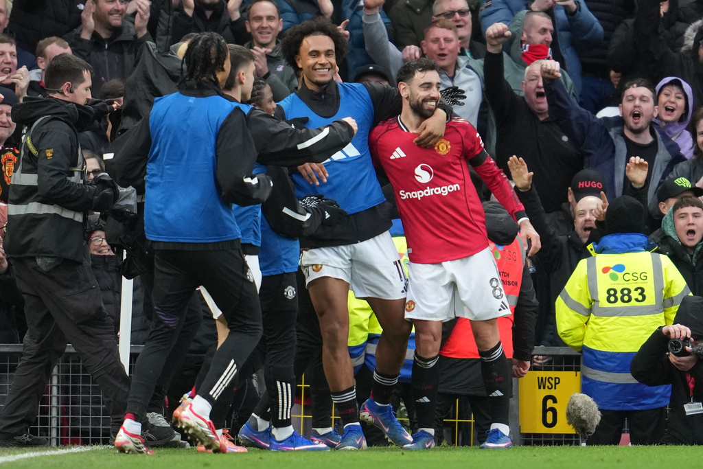 般奴賽後盛讚卡域克。美聯社