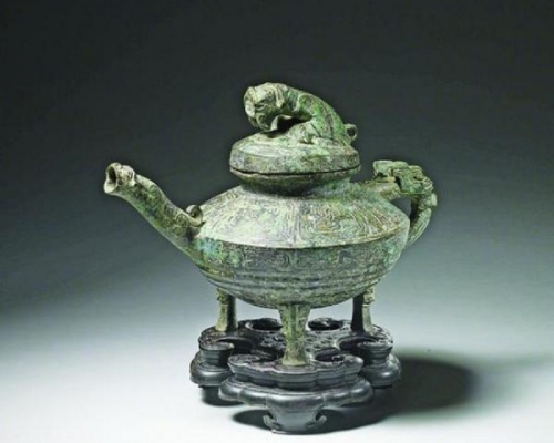 圓明園被掠西周青銅器「虎鎣」。網上圖片