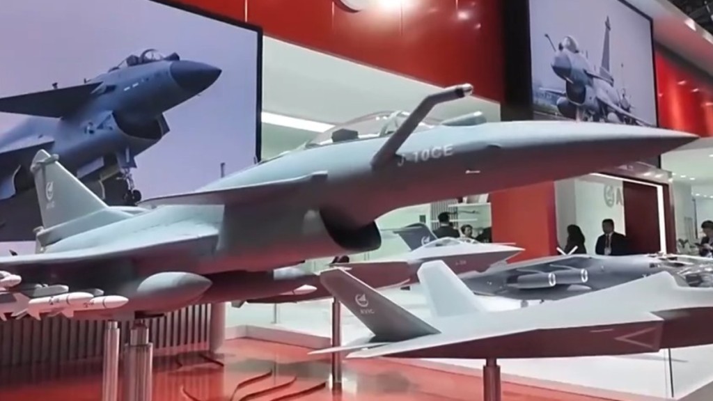 殲-10CE是殲-10戰機的外貿型號。央視截圖 殲-10CE是殲-10戰機的外貿型號。央視截圖