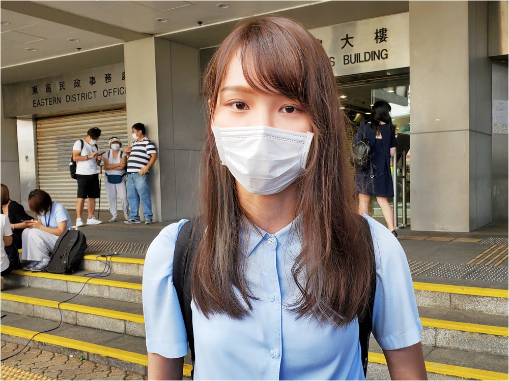 周庭指仍在適應獄中生活。資料圖片