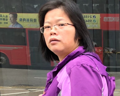 42歲媽媽(圖)以塑膠丫叉擊打兒子,被控虐待。郭止晅攝