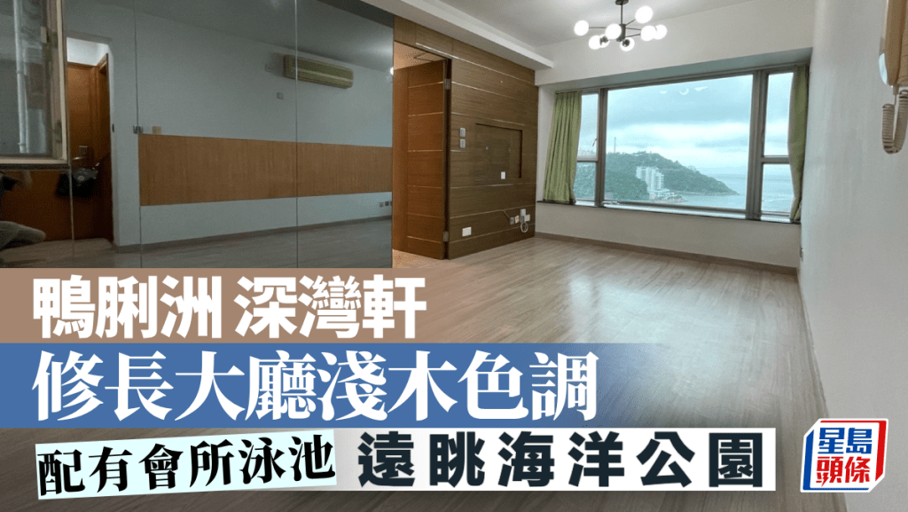 鴨脷洲 深灣軒 修長大廳淺木色調