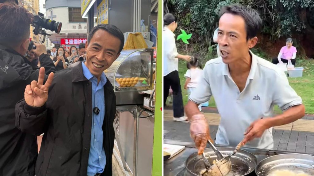 江西景德鎮炸雞排攤主「雞排哥」憑棟篤笑風格在網上爆紅。小紅書