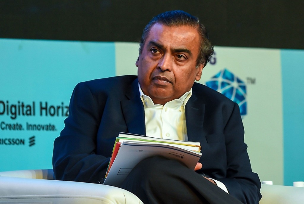 印度首富：信實工業主席Mukesh Ambani，1160億美元