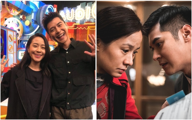 家樂趁住跟嘉欣呢排一齊宣傳電影，放膽在嘉欣面前表演。