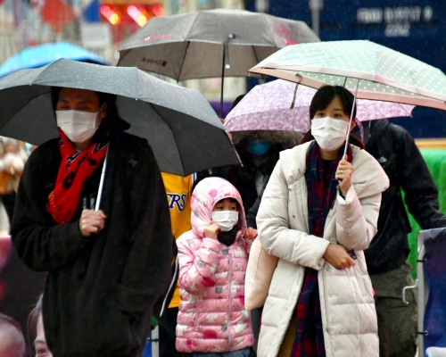 天氣寒冷。