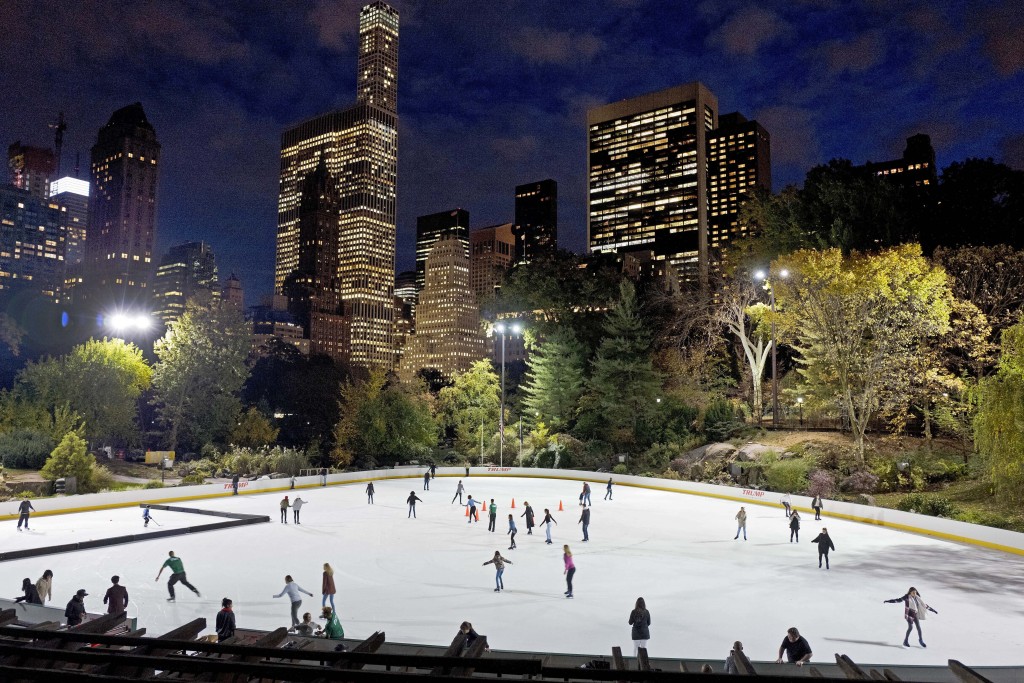 特朗普集團於紐約中央公園經營的溜冰場。AP圖片