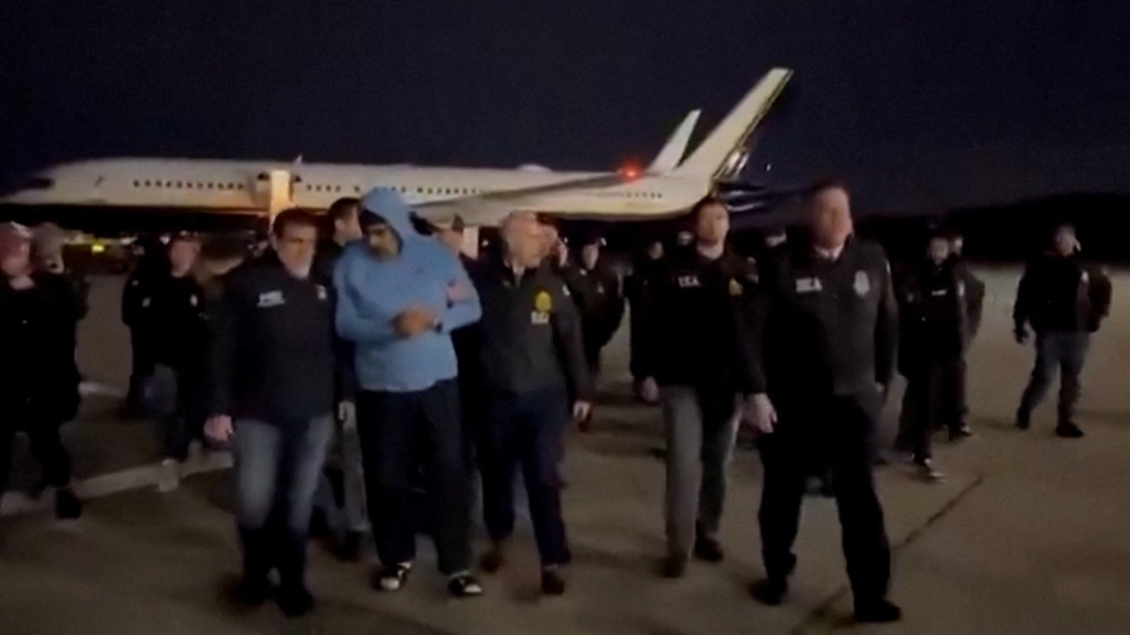 馬杜羅並押到紐約受審。路透社