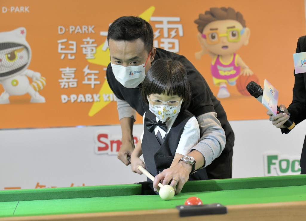 傅家俊支持儿童青少年桌球教学，近年更开办专门学校。资料图片