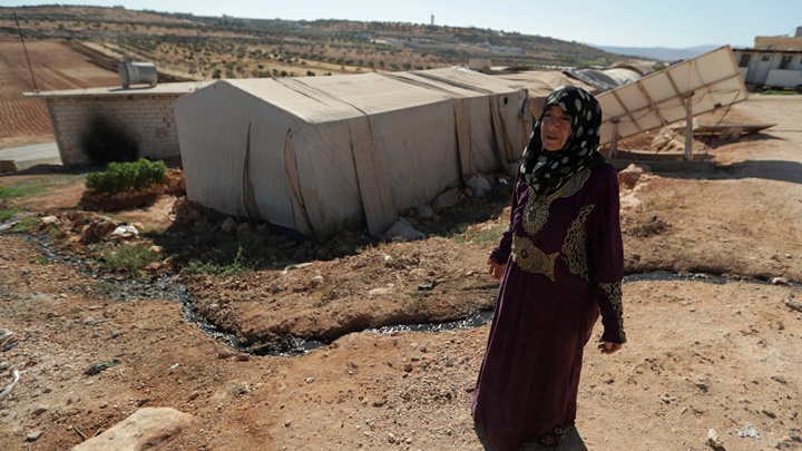 敍利亞戰禍連年未止，仍有不少平民要棲身難民營。路透社資料圖片