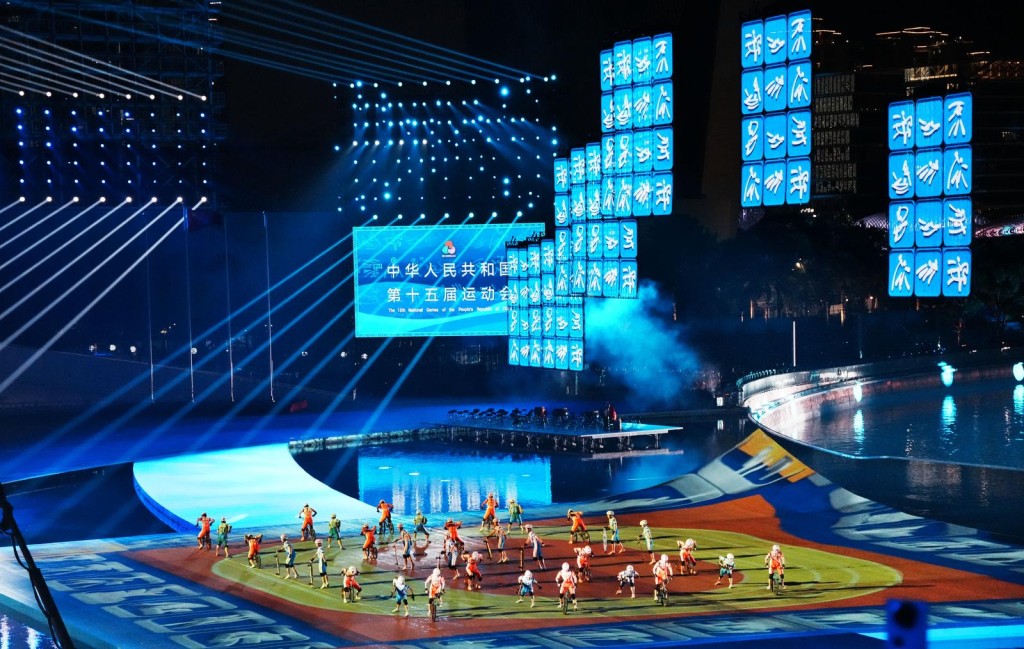第十五屆全運會閉幕。 汪旭峰攝 第十五屆全運會閉幕。 汪旭峰攝