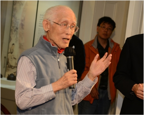 余光中。攝於2013年。