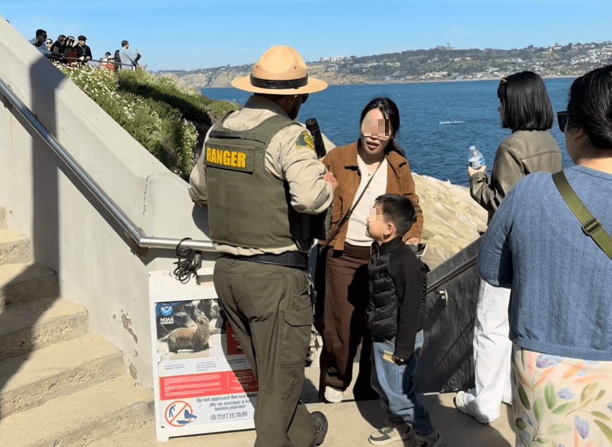 巡逻员多次严正警告。(Jim Grant，Instagram@jimgrantphotos)