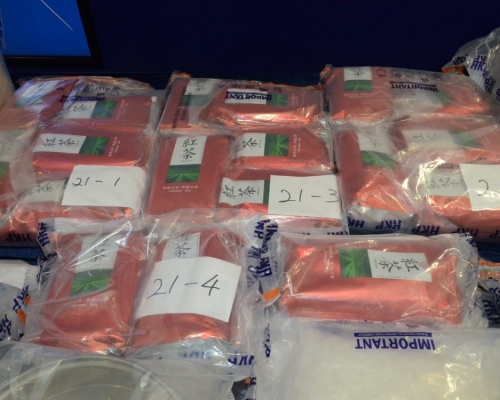 警方搜獲93.3公斤毒品，市值6300萬港元。