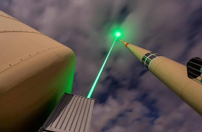 激光避雷技术可用于保护发电厂或机场。 网上图片
