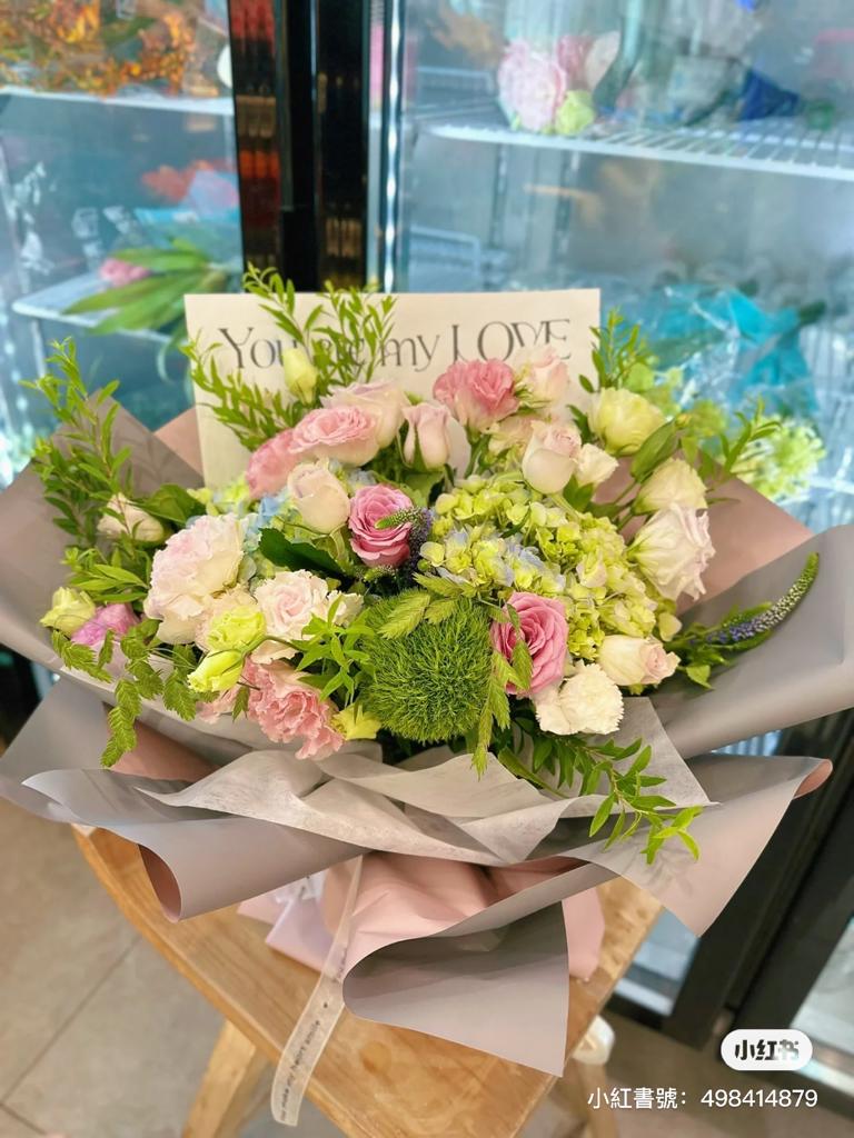 網民推介可以在深圳的盒馬鮮生及山姆超市等買鮮花。（圖片來源：滿恬@小紅書）