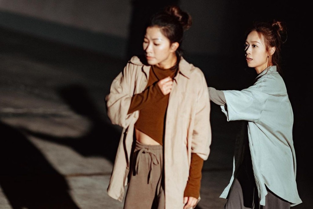 黄心颖为新歌《沙包》拍MV。