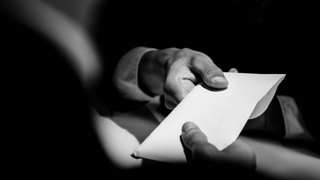 在内地，行贿属于严重的刑事犯罪行为。iStock