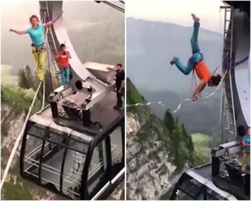 福勒雷更表演雙手支撐倒立，令嘆為觀止。