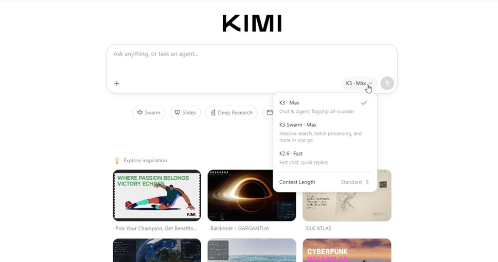 月之暗面發布新一代模型Kimi K3,參數規模達到2.8萬億,是中國至今規模最大的AI模型。(網頁畫面截圖) 月之暗面發布新一代模型Kimi K3,參數規模達到2.8萬億,是中國至今規模最大的AI模型。(網頁畫面截圖)