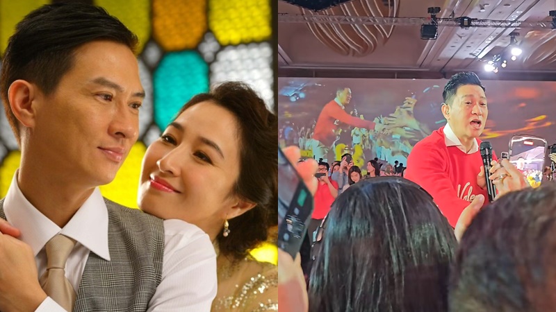張家輝同老婆面上一部位似足九成  影帝新加坡唱晚宴萬人空巷 關詠荷做跟得夫人超有夫妻相