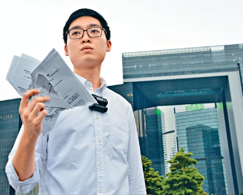 香港民族党召集人陈浩天。资料图片