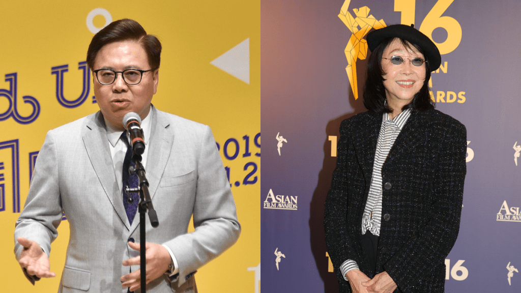 政府再度委任王英偉(左)和張婉婷(右)為香港電影發展局正副主席。資料圖片