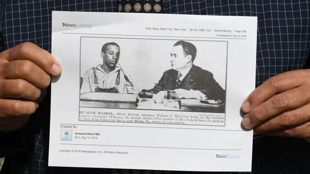 威廉斯僅存的照片。互聯網圖片