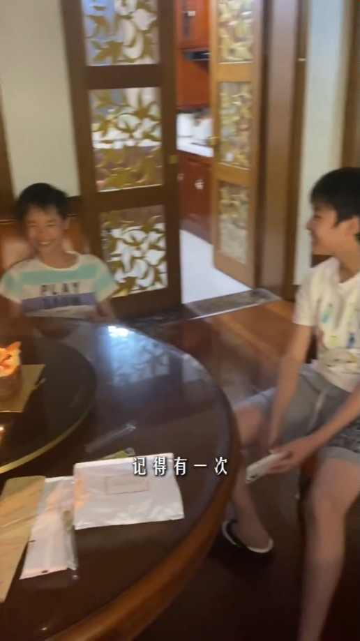 馬景濤前妻分享兒子的成長片段。 馬景濤前妻分享兒子的成長片段。