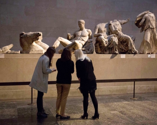 現時雕像被放置在大英博物館展出。AP圖片