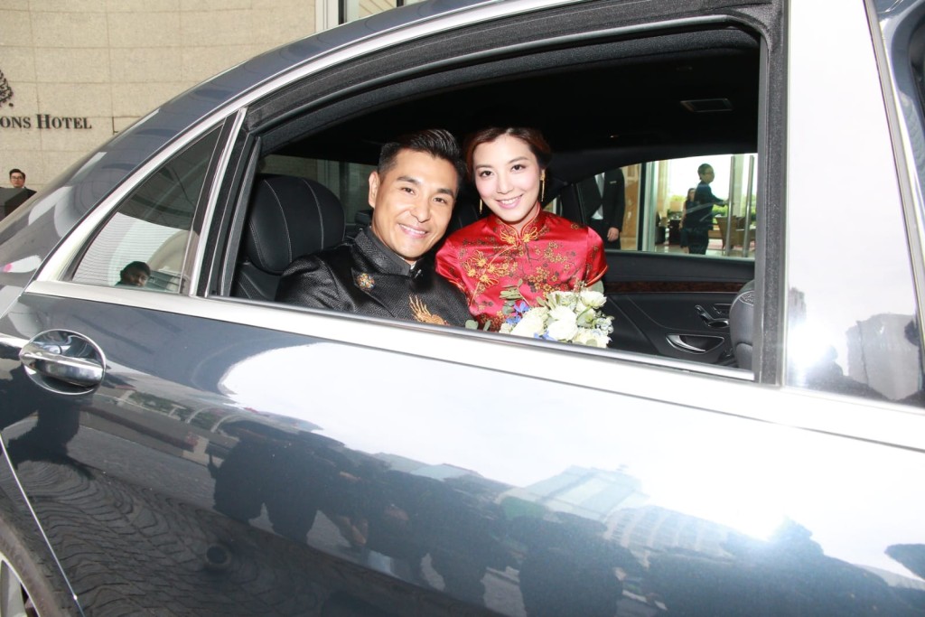 陳展鵬與單文柔在酒店舉行婚禮。