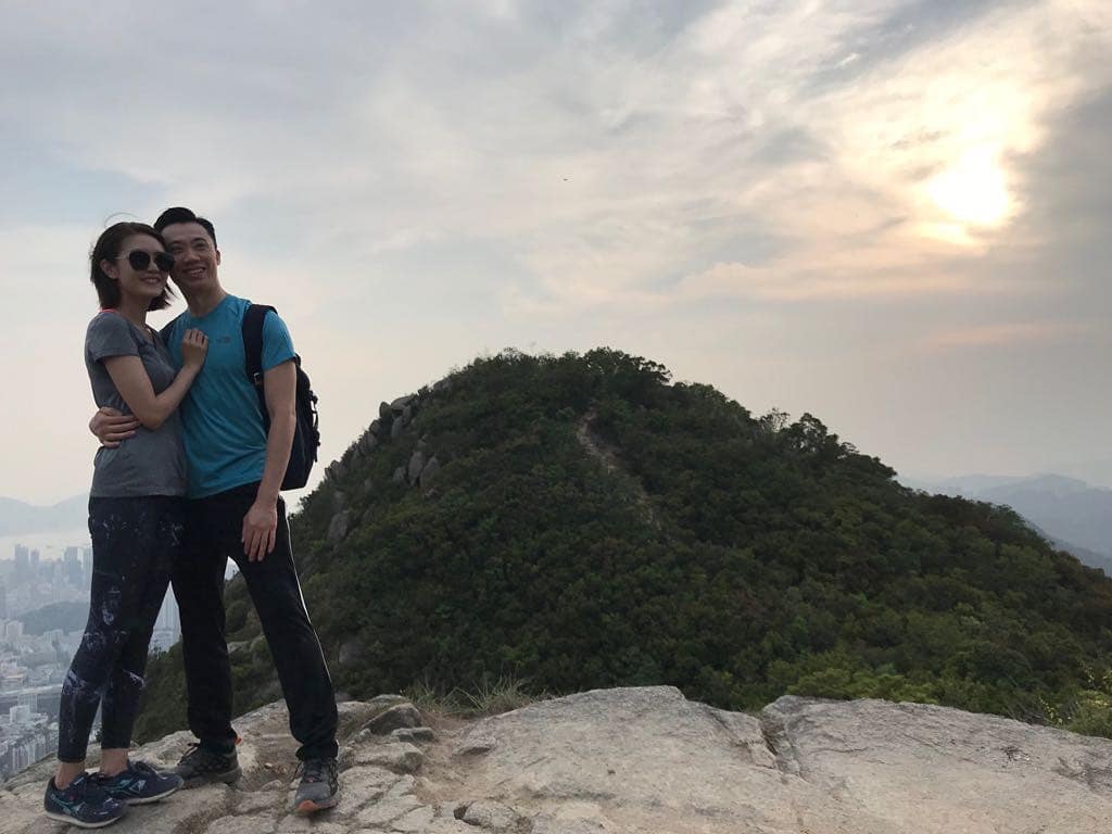 陳庭欣2018年於IG晒合照，公開與彩豐行老闆楊振源的戀情。