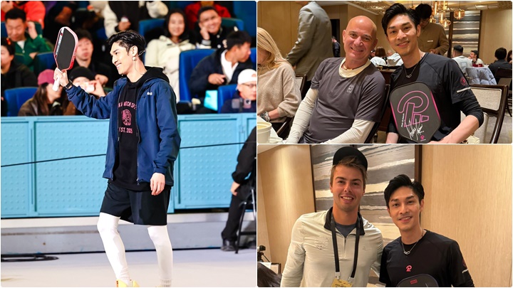 關楚耀北京撞正兩大偶像 與網球傳奇阿加斯同台食飯 孖匹克球一哥Ben Johns行古廟