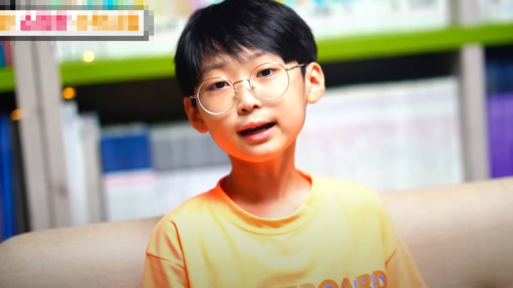 南韓10歲神白江賢跳級讀高中，但卻為作曲決定退學。（YouTube）