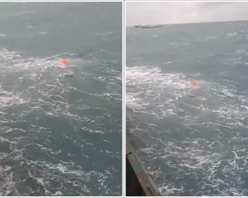 漁船在舟山朱家尖以東約100海里處沉沒。網圖