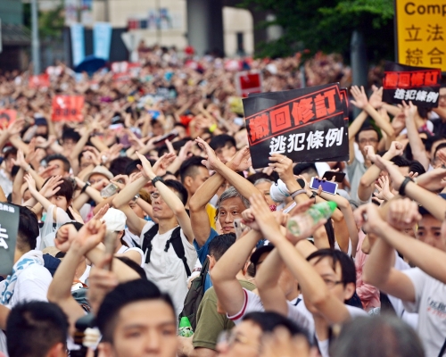 反修例風波不斷擴大,不少團體更發起下周一罷工。資料圖片