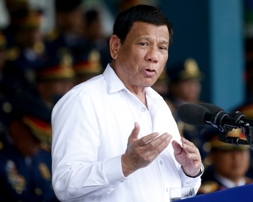 菲律賓總統杜特爾特。AP