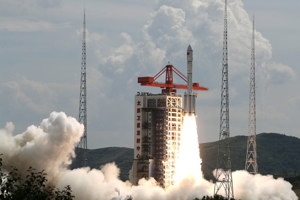 中國版星鏈首發成功，18顆衛星順利進入軌道。新華社