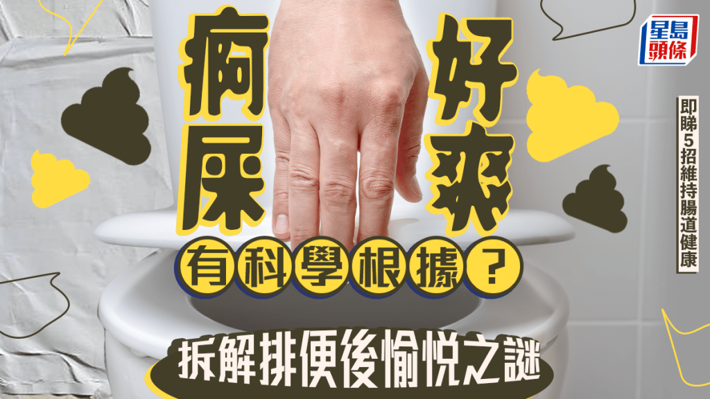 疴屎好爽有科学根据？拆解排便愉悦之谜 附5招维持肠道健康