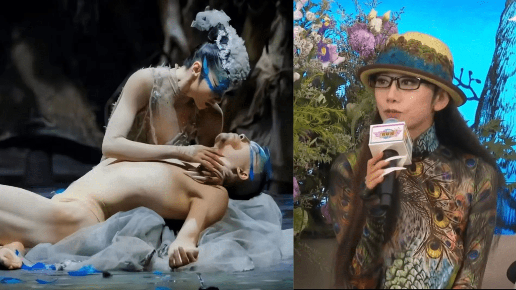 舞蹈家楊麗萍的舞劇《孔雀》舞者造型引發熱議。