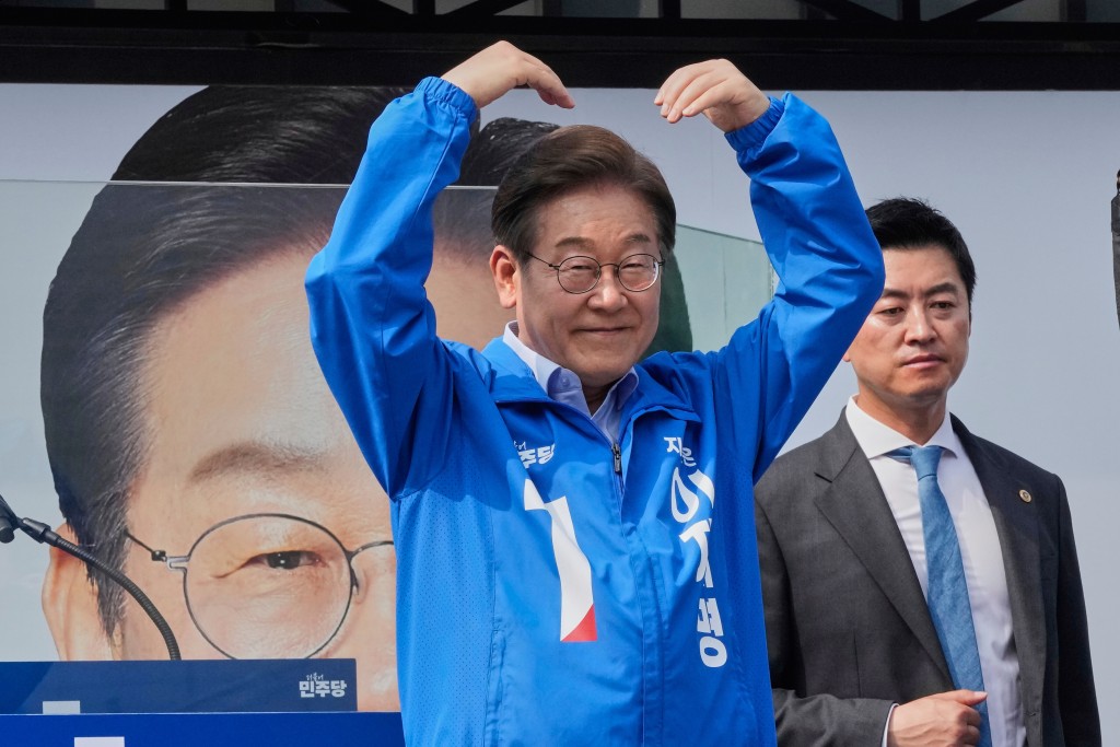 李在明表示,將打造緊張局勢緩和與無核和平共存的朝鮮半島。美聯社 李在明表示,將打造緊張局勢緩和與無核和平共存的朝鮮半島。美聯社