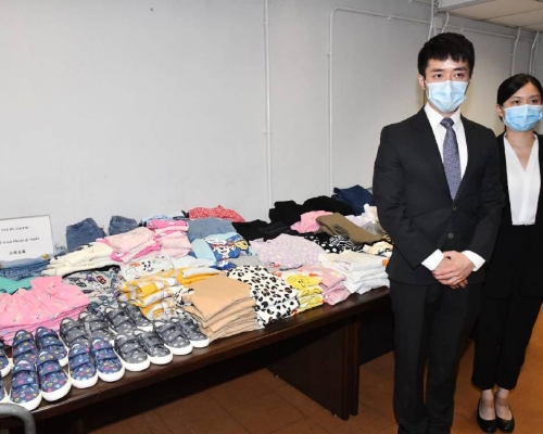 警方指兩名被捕男女會將偷來的衣物寄到越南銷售。