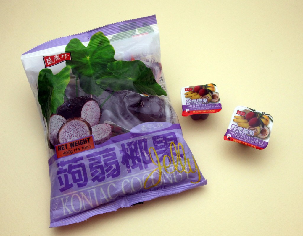 若屬預先包裝食物的果凍,高度或闊度不超過45毫米,不得含有蒟蒻。資料圖片 若屬預先包裝食物的果凍,高度或闊度不超過45毫米,不得含有蒟蒻。資料圖片