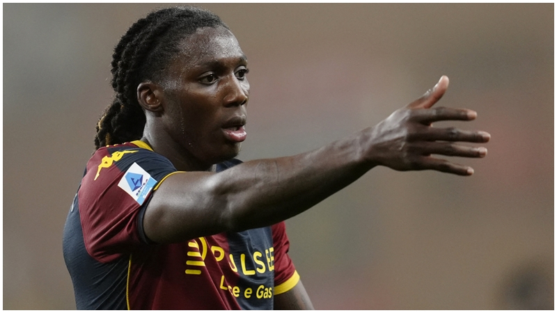 热那亚右翼卫诺顿古菲攻守兼备。REUTERS