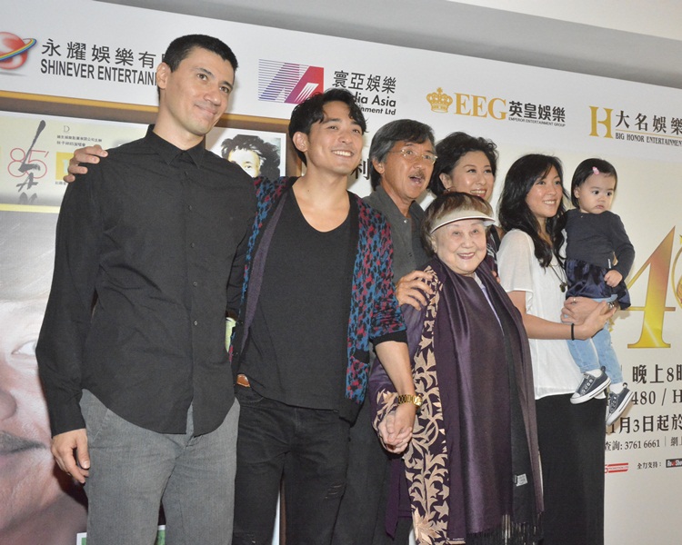 今次連阿Lam的外孫女也前來捧場。