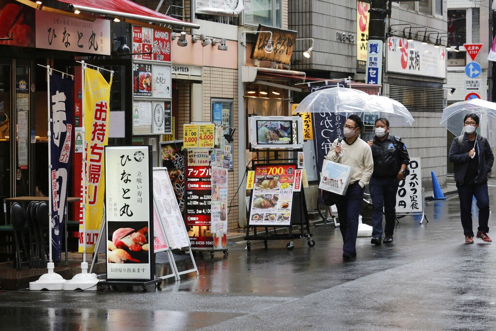 日本民眾在疫情下對於東京奧運支持度低迷。AP資料圖片