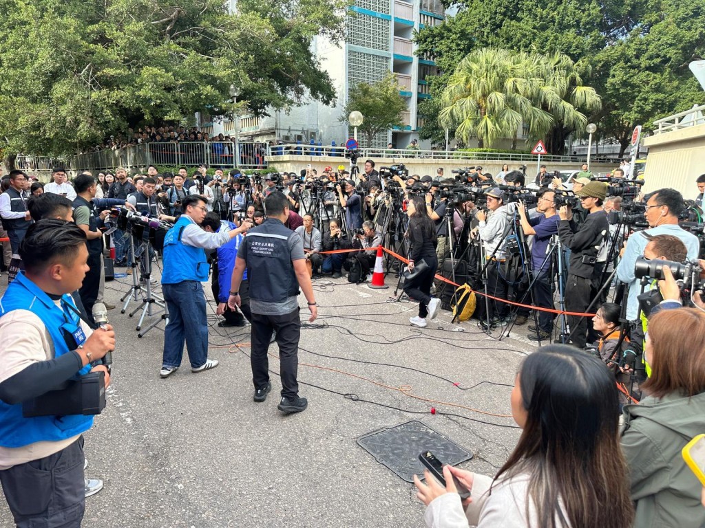 警方協調傳媒採訪。香港警察FB