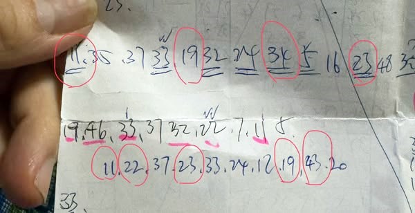 樓主的投注筆記。fb「齊齊研究六合彩!」截圖 樓主的投注筆記。fb「齊齊研究六合彩!」截圖