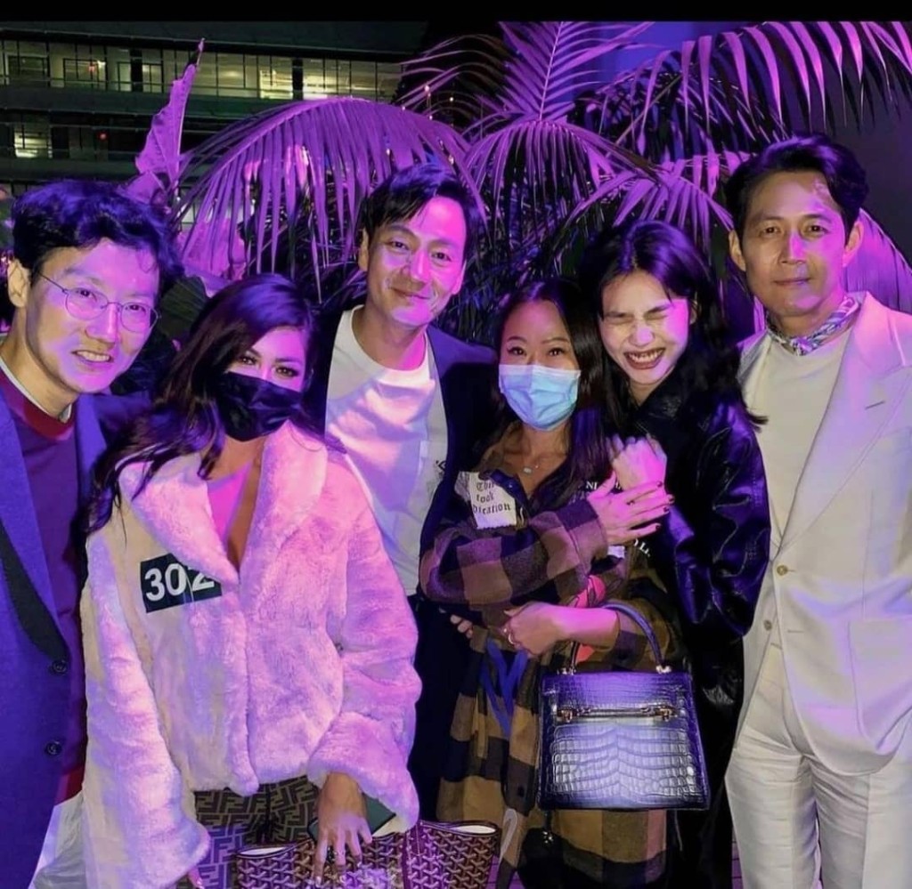 李政宰、朴海秀與導演黃東赫因《魷魚遊戲》在外地大受歡迎。